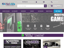 Tablet Screenshot of netalfa.com.br